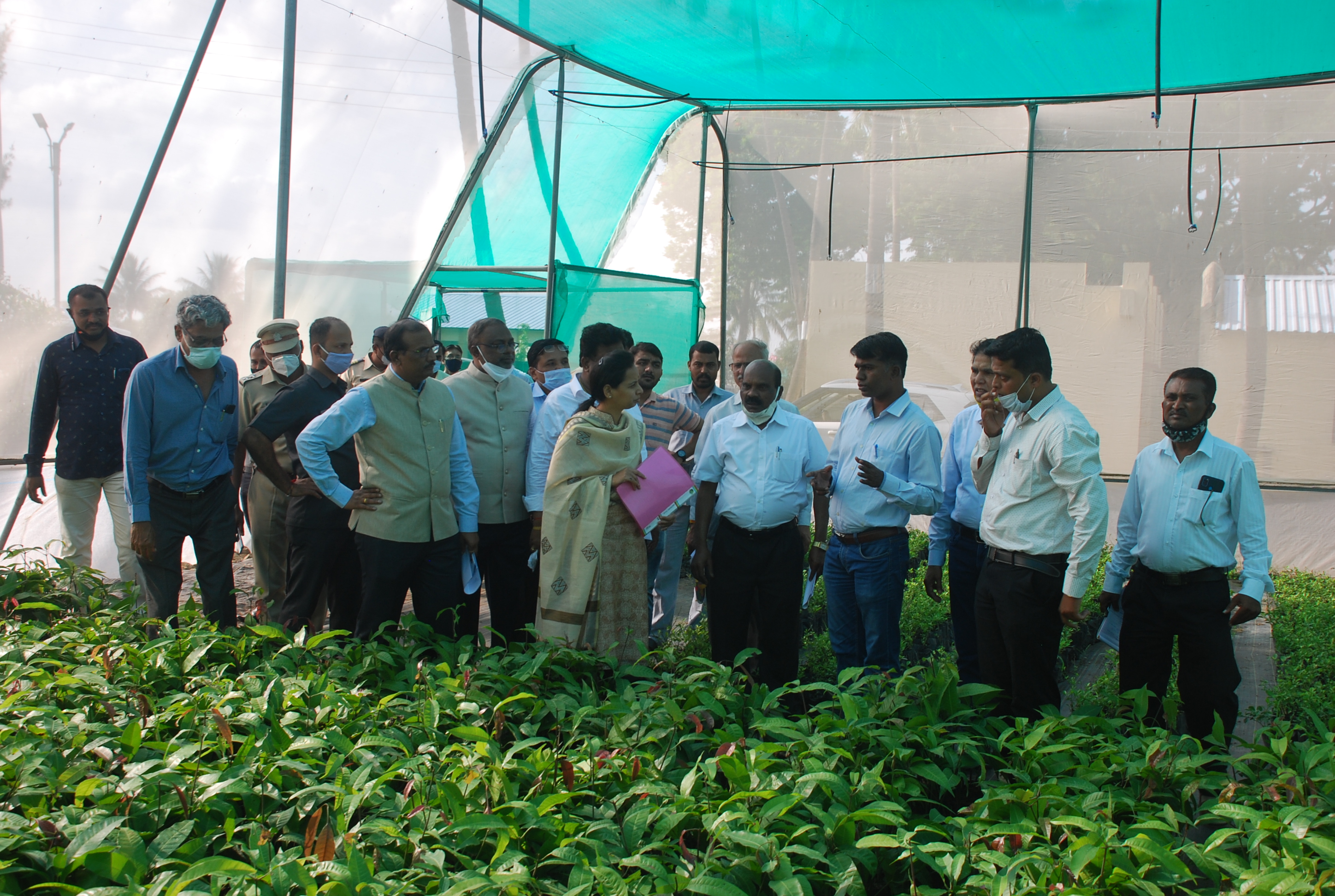 Visit of  Minister of State, Agriculture Dr. Vishvajit Kadam 28-8-2021