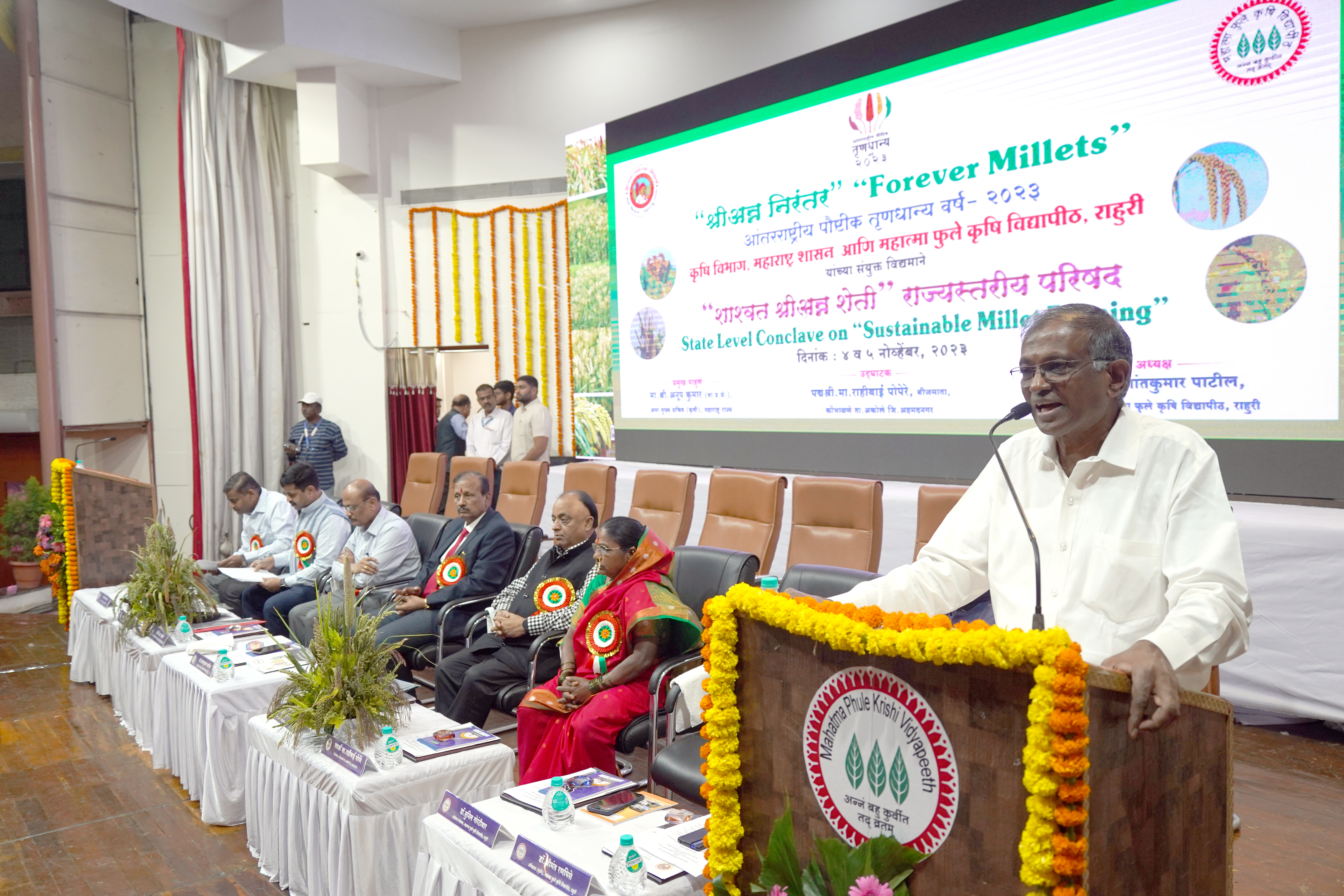 State Level Conclave on Sustainable Millet Farming  4-5,Nov.,2023