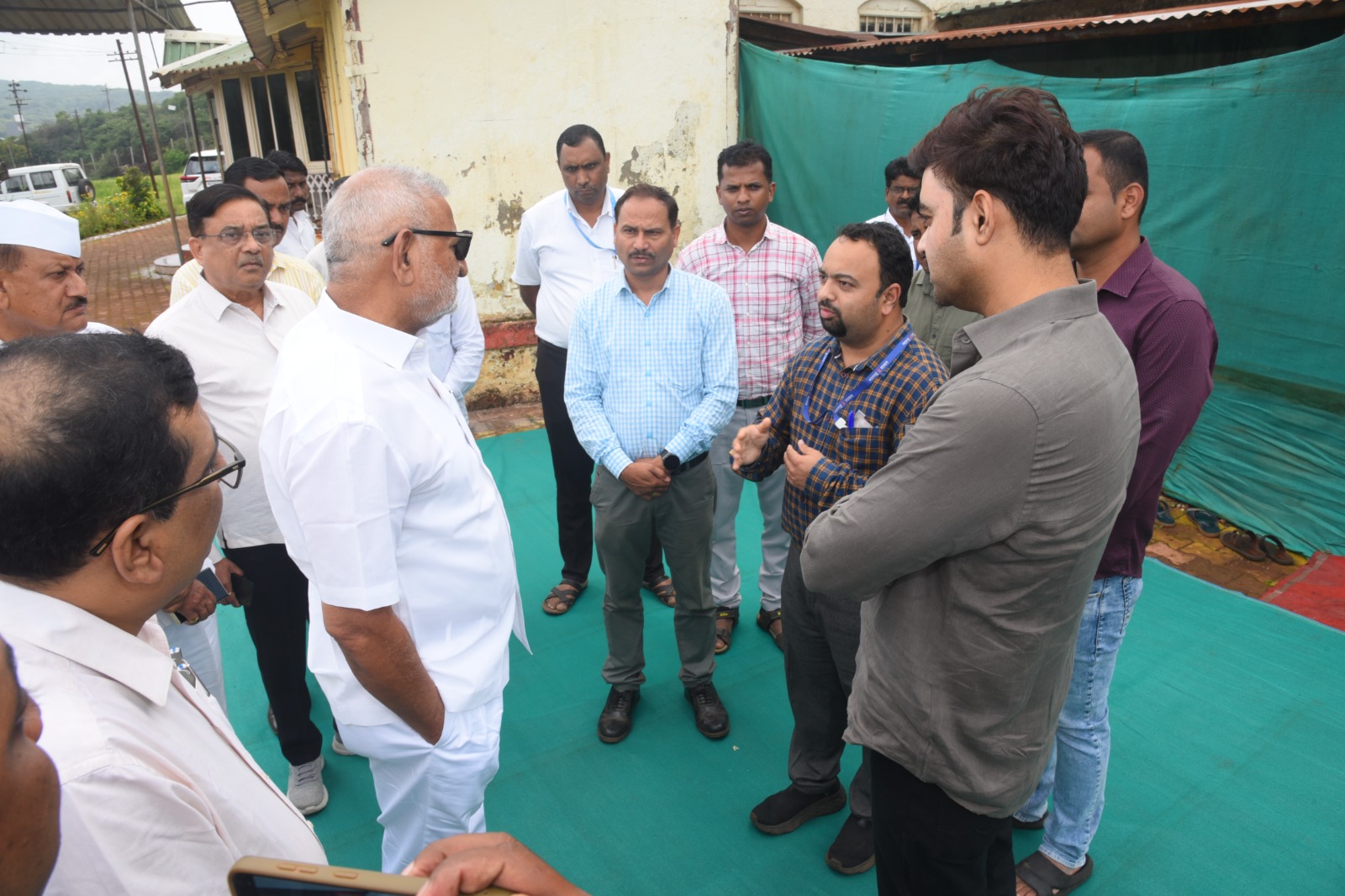Hon’ble Agril. Minister Shri Adv. Manikrao Kokate Lays Foundation Stone for Guest House at Regional Wheat Rust Research 