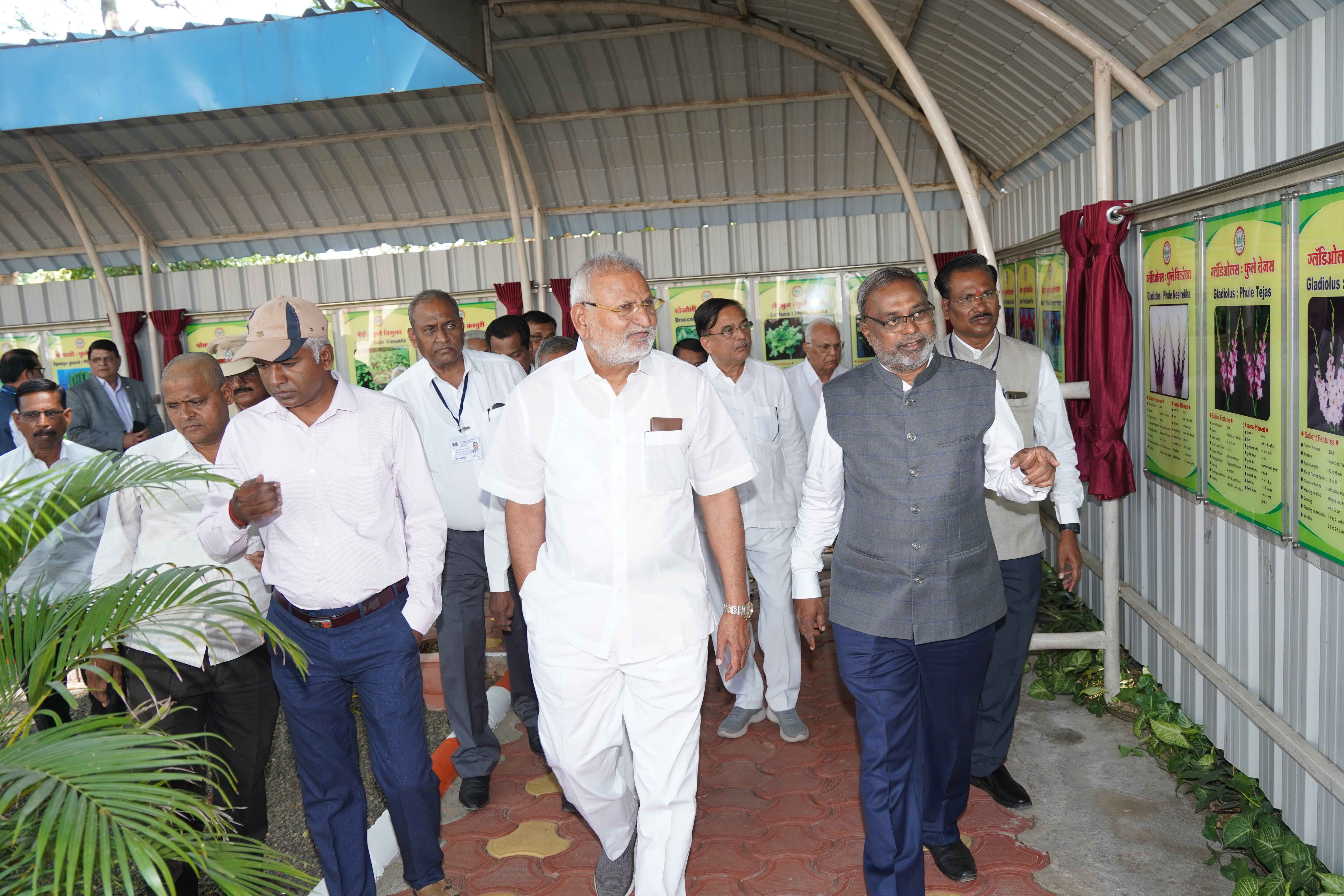Insightful Visit of Agril Minister Hon’ble Shri Adv. Manikrao Kokate to Central Campus MPKV, Rahuri - 22/4/2025