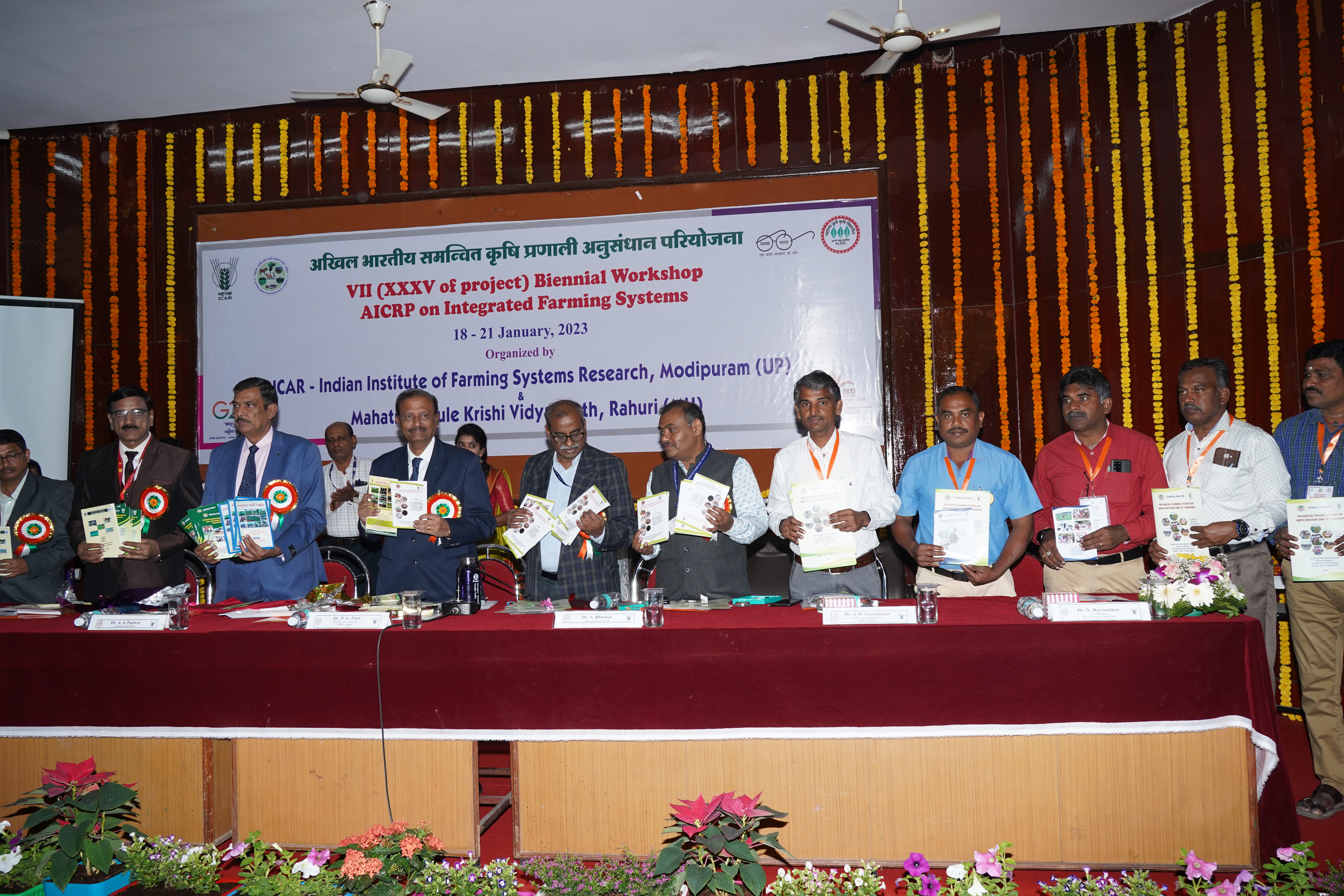 Inauguration of VII Biennial Workshop- AICRP on Integrated Farming Systems 18th January,2023
