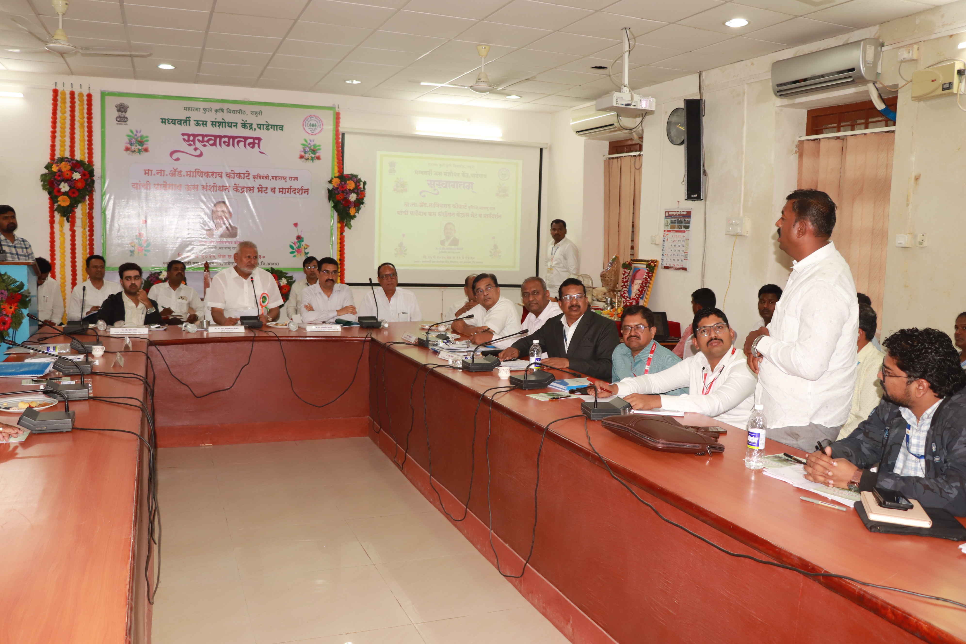 Empowering Sugarcane Innovation: Hon’ble Agril. Minister Shri Adv. Manikrao Kokate Visits CSRS, Padegaon – 25 May 2025